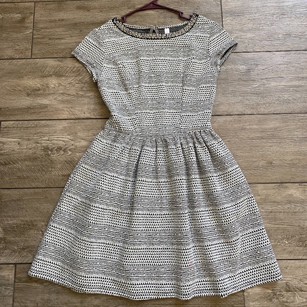 Black and White formal Dress Size Extra Small